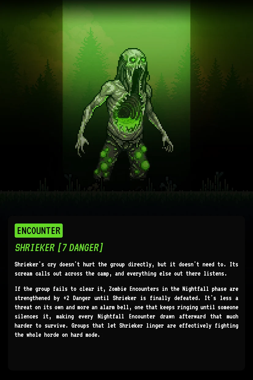 Z8 — SHRIEKER — full readout